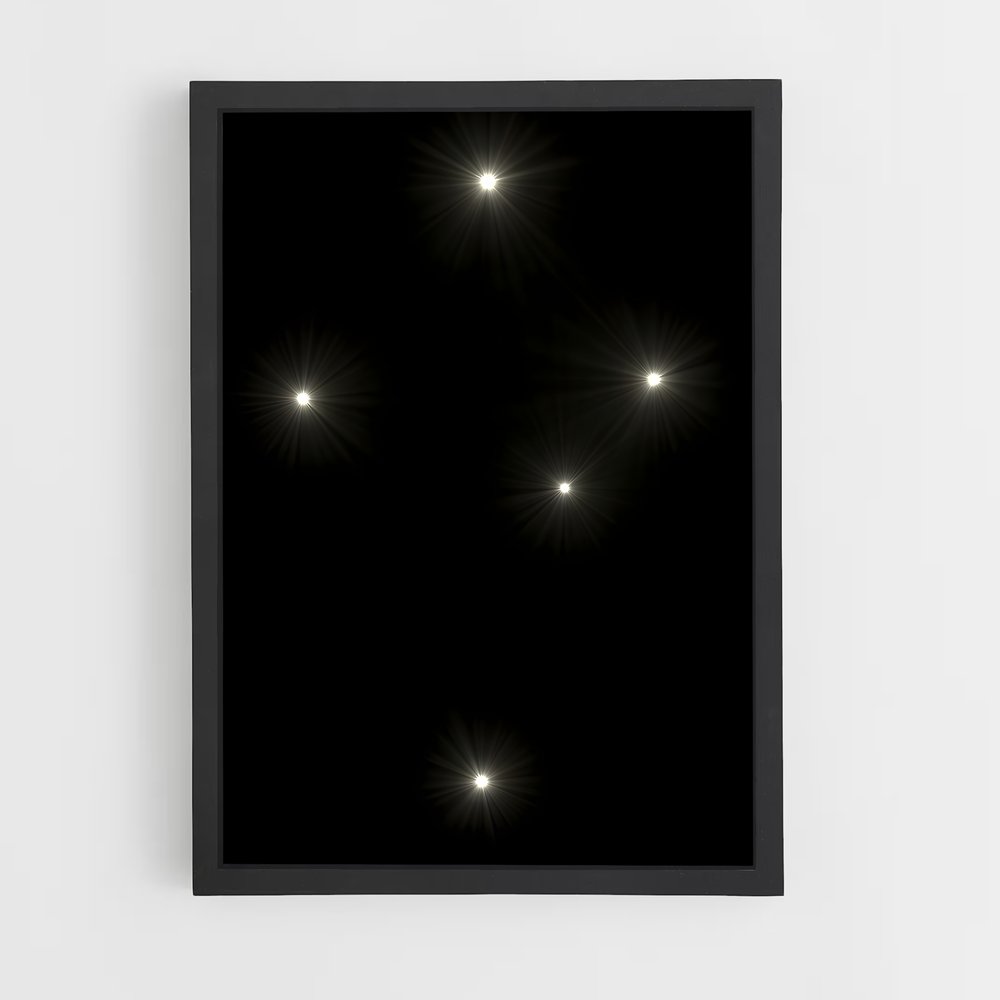 Poster Étoiles du Sud – affiche Constellations (vue 2)
